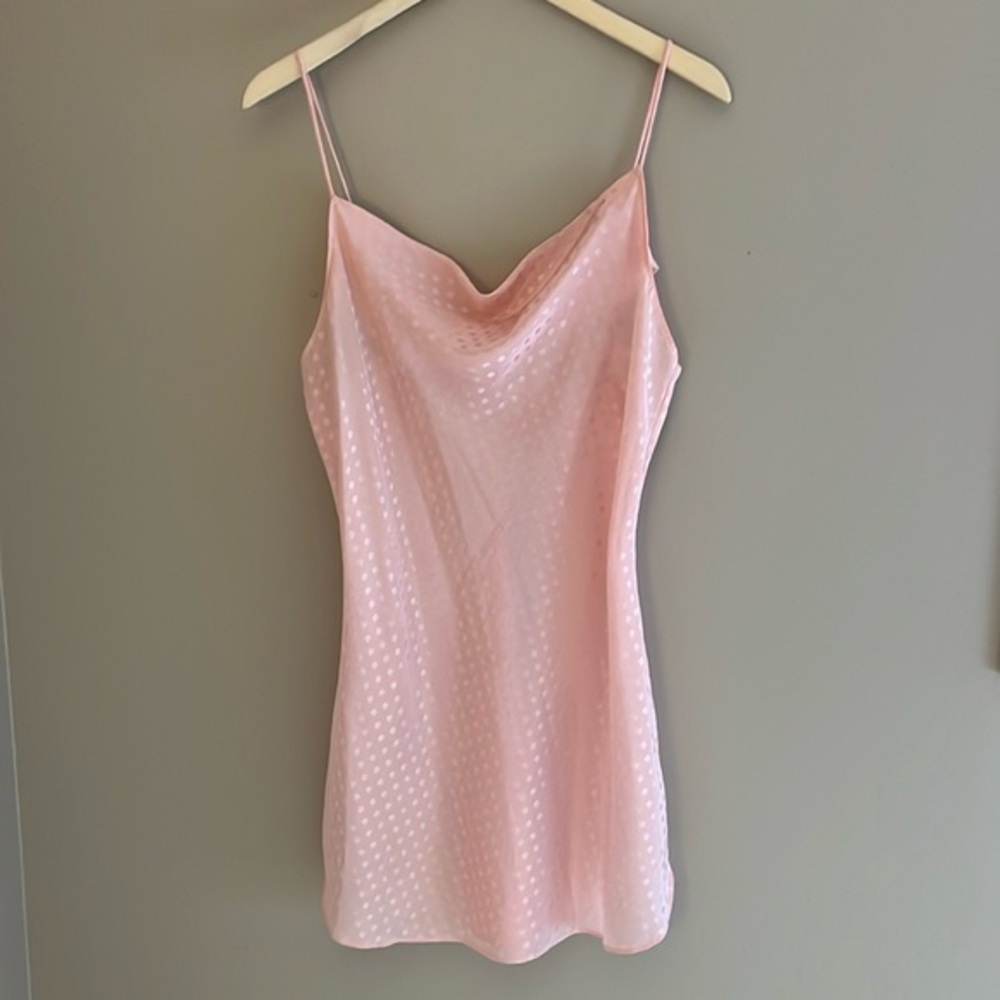 Vintage Shirley of Hollywood Pink Lingerie Size M